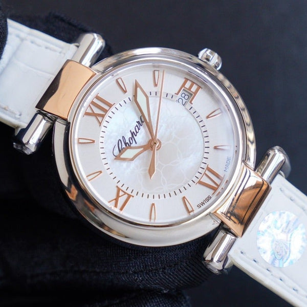 IMPERIALE 36MM AUTOMATIC STEEL CASE WHITE DIAL