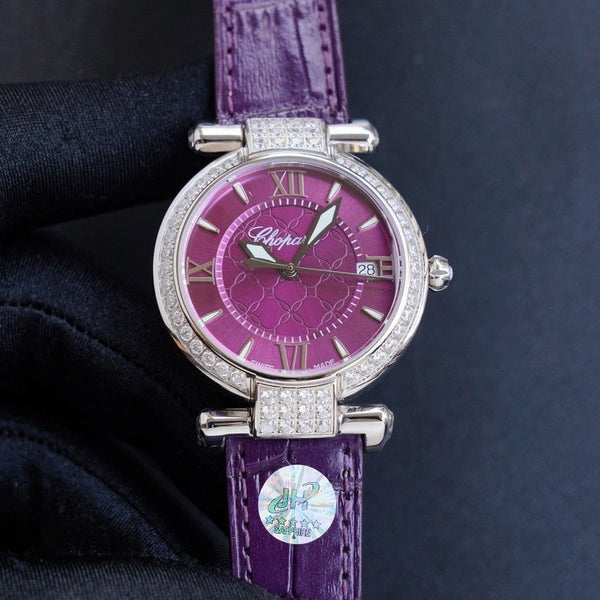 IMPERIALE 36MM AUTOMATIC STEEL CASE DIAMOND BEZEL