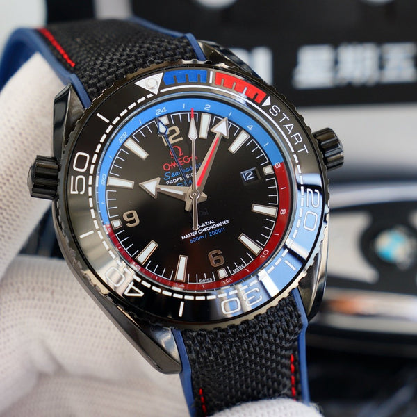 SEAMASTER PLANET OCEAN 600 GMT BLACK CASE