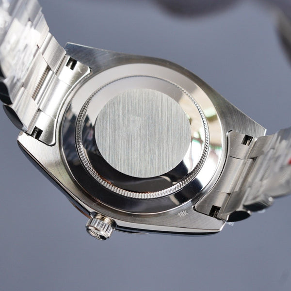 DATEJUST 41MM STEEL SMOOTH BEZEL DIAMOND NUMERALS