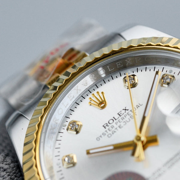 DATEJUST 41MM TWO-TONE GREY DIAL JUBILEE BRACELET