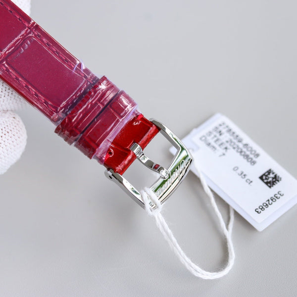 HAPPY SPORT 36MM AUTOMATICO LUNETTA IN ORO ROSA QUADRANTE BIANCO