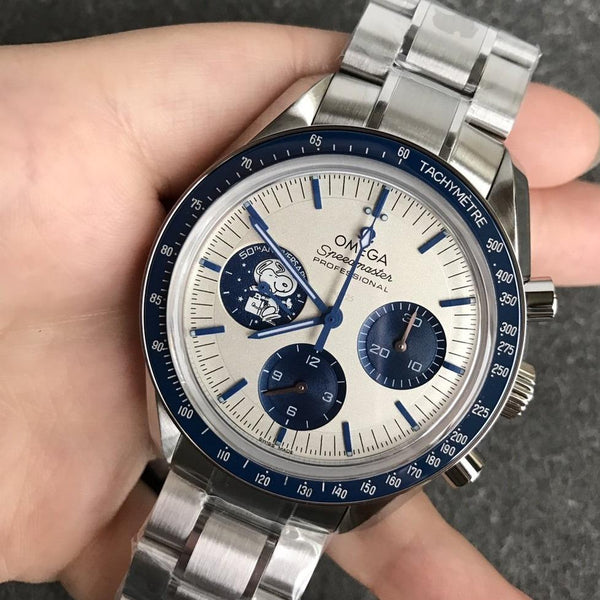 SPEEDMASTER SILVER SNOOPY ACCIAIO INOSSIDABILE