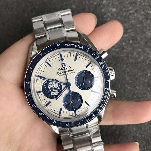 SPEEDMASTER SILVER SNOOPY ACCIAIO INOSSIDABILE