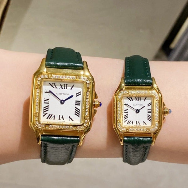 CARTIE PANTHER DIAMANTE LUNETTA PELLE