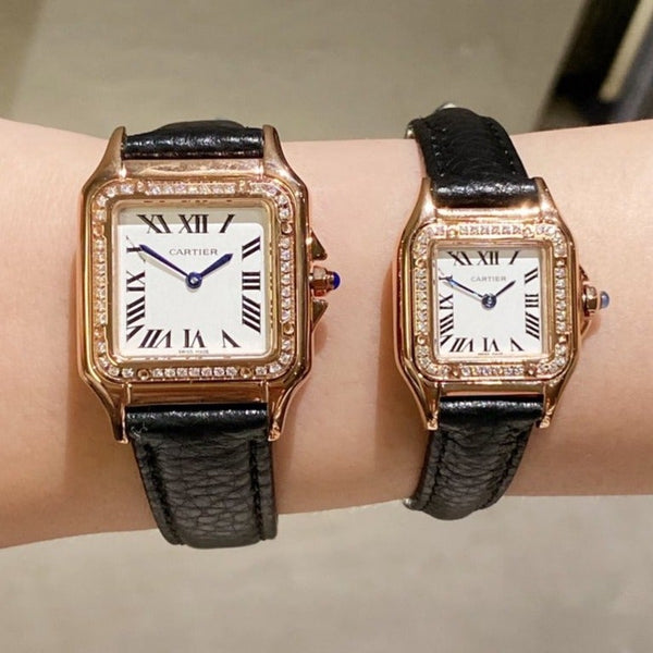 CARTIE PANTHER DIAMANTE LUNETTA PELLE