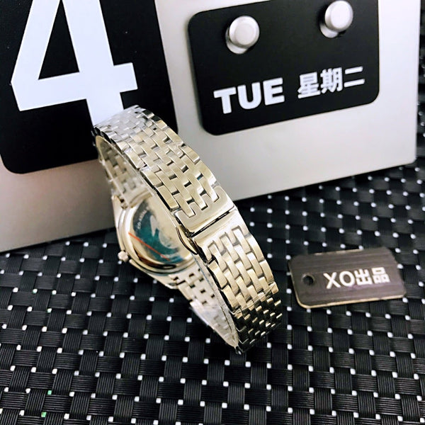 DE VILLE 33MM QUARTZ STEEL WHITE DIAL