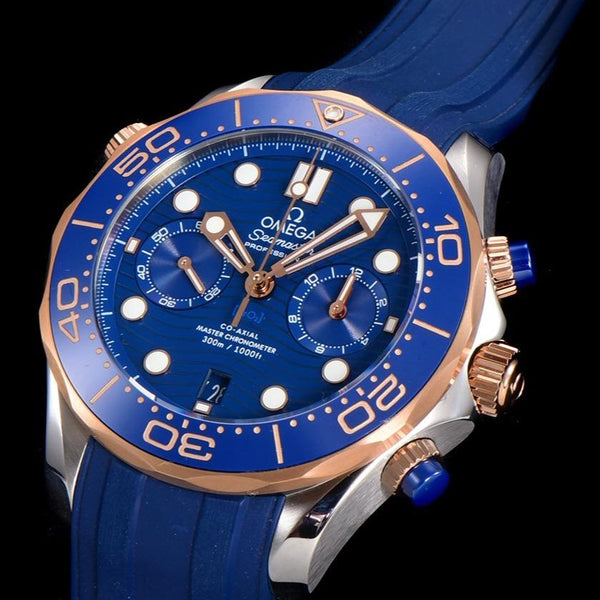 SEAMASTER DIVER 300M CHRONOGRAPH BLUE ROSE GOLD