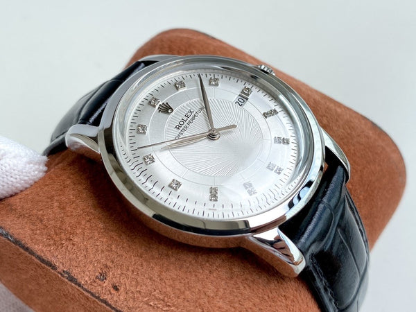 OYSTER PERPETUAL 40MM LEATHER STRAP