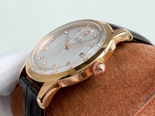 OYSTER PERPETUAL 40MM LEATHER STRAP