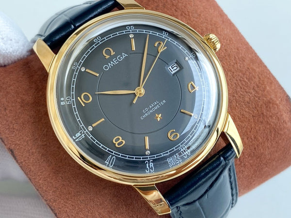 DE VILLE CO-AXIAL MASTER CHRONOMETER GOLD CASE
