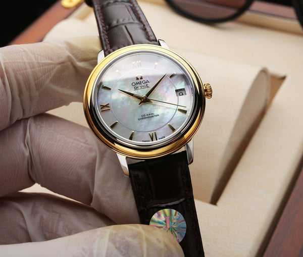 DE VILLE CO-AXIAL 32.7MM MOTHER OF PEARL DIAL