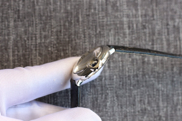 BALLON BLEU 28MM QUARTZ BLACK LEATHER