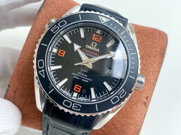 SEAMASTER PLANET OCEAN 600 ACCIAIO CERAMICA NERA PELLE