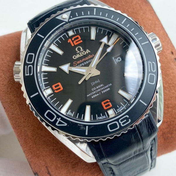 SEAMASTER PLANET OCEAN 600 ACCIAIO CERAMICA NERA PELLE
