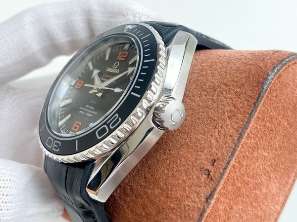 SEAMASTER PLANET OCEAN 600 ACCIAIO CERAMICA NERA PELLE