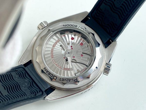 SEAMASTER PLANET OCEAN 600 ACCIAIO CERAMICA NERA PELLE