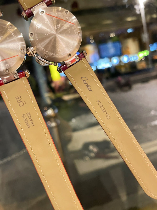 PASHA DE CARTIER QUARZO 35MM QUADRANTE ROSA