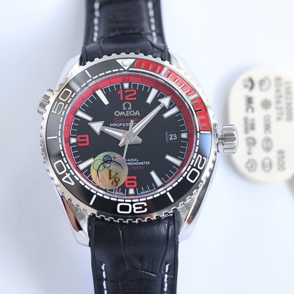 SEAMASTER PLANET OCEAN 600 STEEL CASE BLACK RED BEZEL