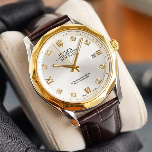 DATEJUST 41MM TWO-TONE DIAMOND NUMERALS