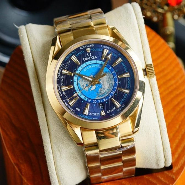 SEAMASTER AQUA TERRA 150M WORLDTIMER TWO TONE