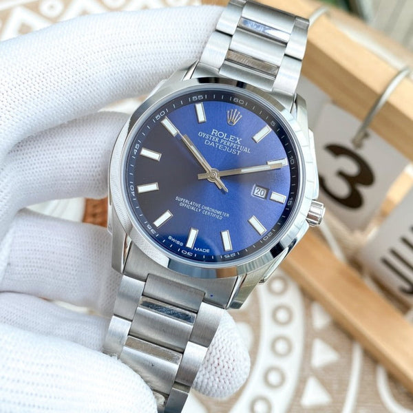DATEJUST 40MM CASSA IN ACCIAIO CON LUNETTA LISCIA