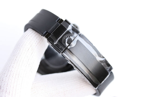 SUBMARINER DATE 40MM CUSTOM GREEN BEZEL BLACK BEAR DIAL