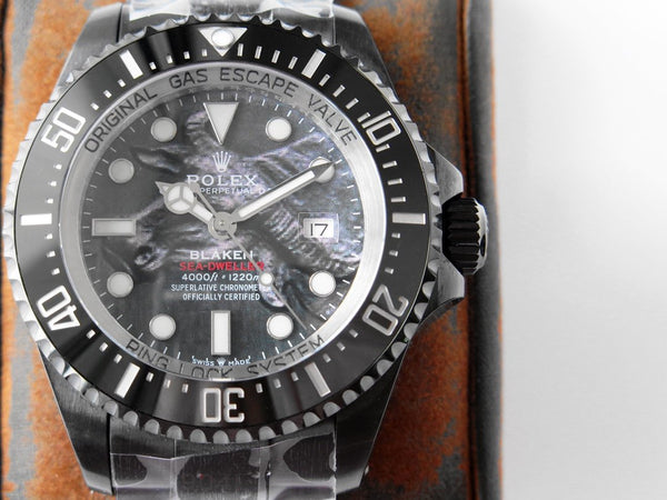 SEA-DWELLER DEEPSEA 44MM  BLACK CUSTOM BUFFALO DIAL