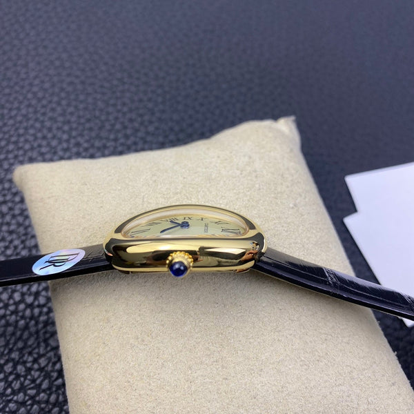 VASCA DA BAGNO 31MM CASSA IN ORO QUADRANTE BIANCO