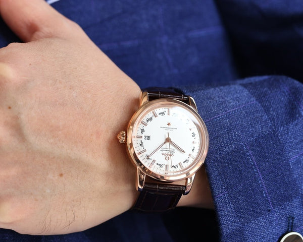 SEAMASTER GLOBEMASTER 40MM WHITE DIAL ANNUAL CALENDAR