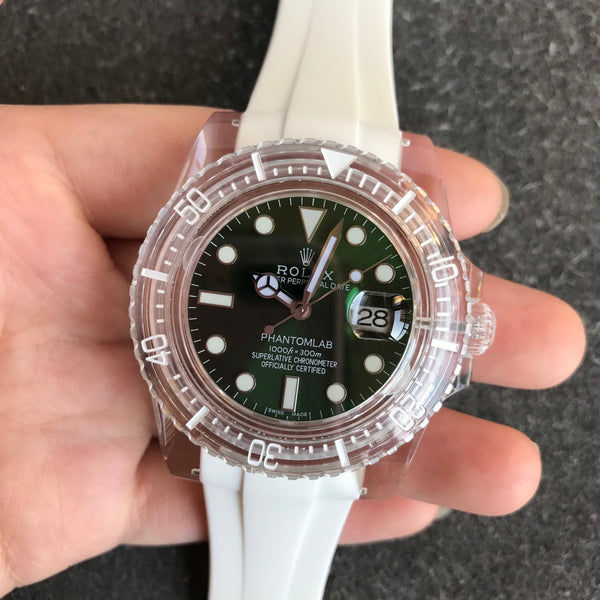 SUBMARINER DATE 40 QUADRANTE VERDE ZAFFIRO PERSONALIZZATO