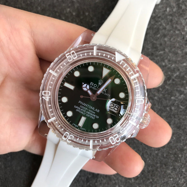 SUBMARINER DATE 40 QUADRANTE VERDE ZAFFIRO PERSONALIZZATO
