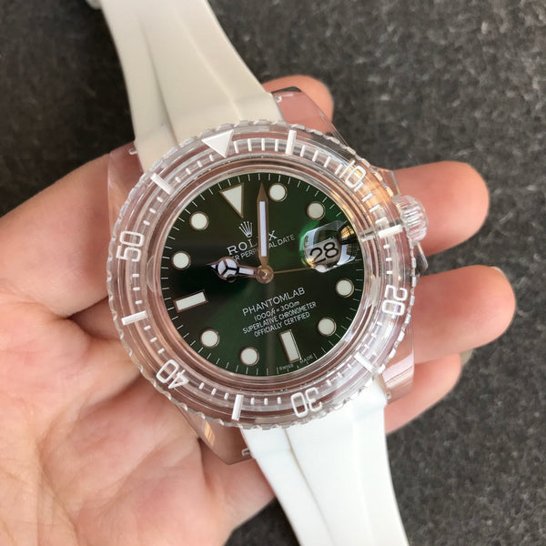 SUBMARINER DATE 40 QUADRANTE VERDE ZAFFIRO PERSONALIZZATO