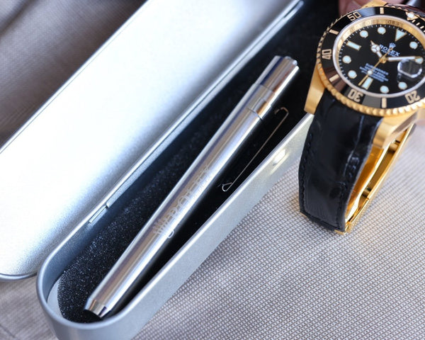 SUBMARINER DATE 40 CASSA IN ACCIAIO ORO CERAMICA NERA PELLE