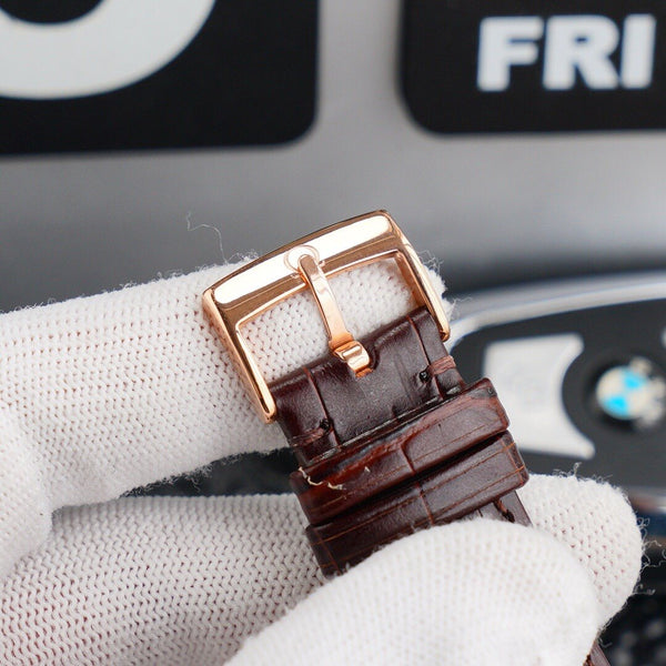 DEVILLE CHRONOMETER 40MM MOONPHASE GREY BLACK DIAL