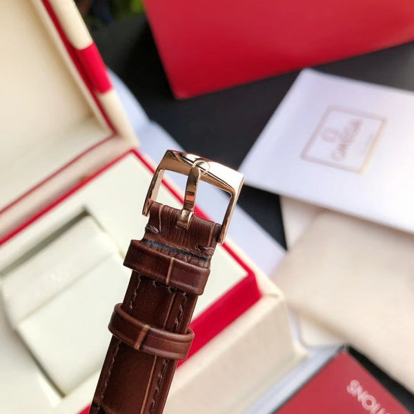 DE VILLE PRESTIGE 39.5 ROSE GOLD CASE MOP DIAL