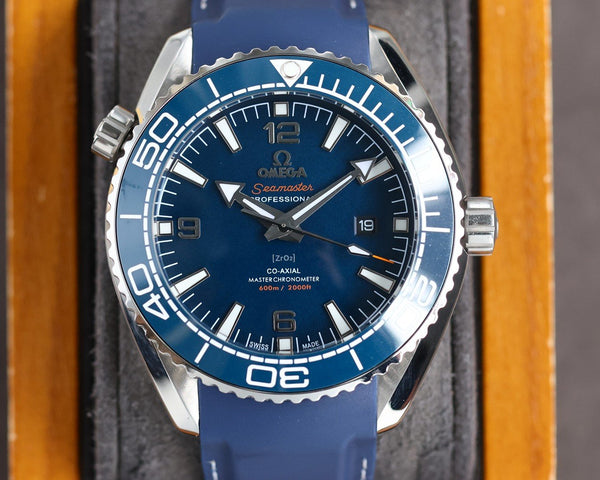 SEAMASTER PROFESSIONAL PLANET OCEAN 600M BLUE CERAMIC BLUE RUBBER