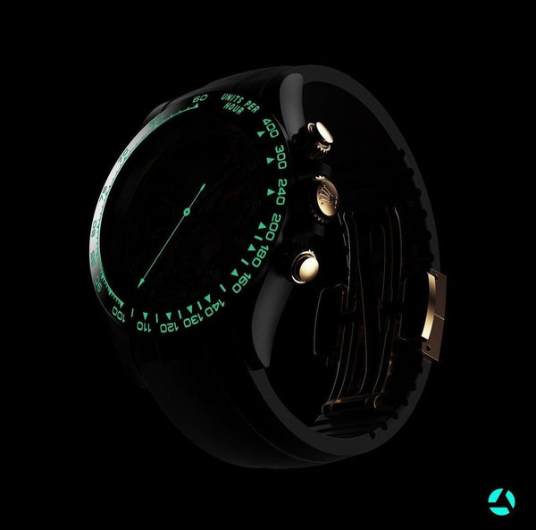 DAYTONA CUSTOM 40MM AET PICASSO BLACK CASE