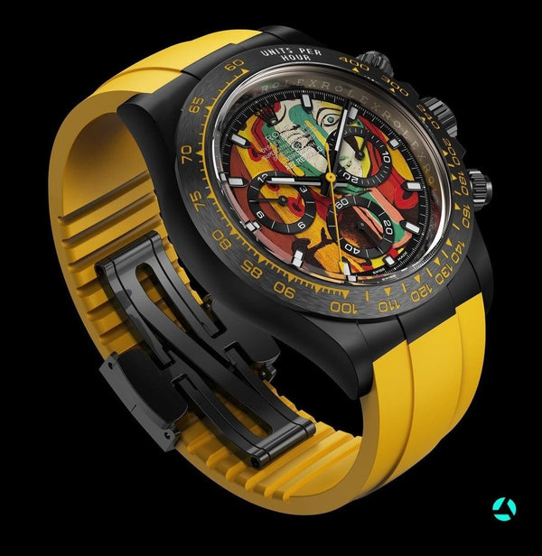 DAYTONA CUSTOM 40MM AET PICASSO YELLOW