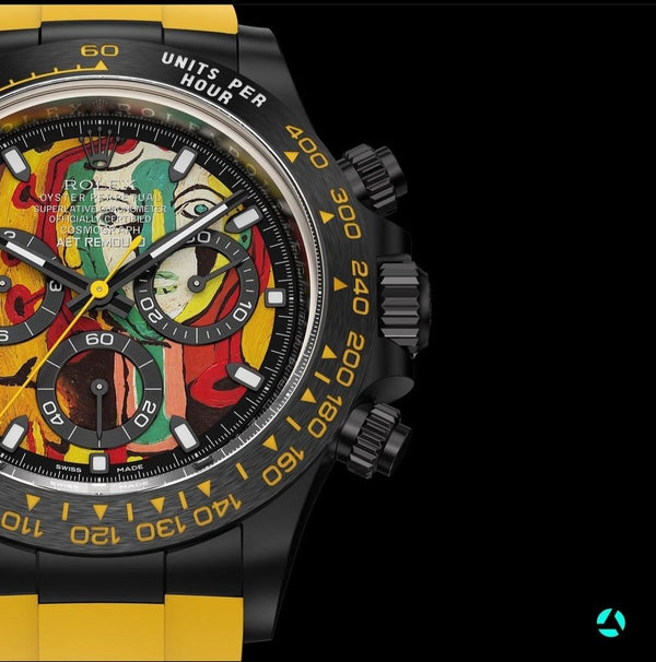 DAYTONA CUSTOM 40MM AET PICASSO YELLOW