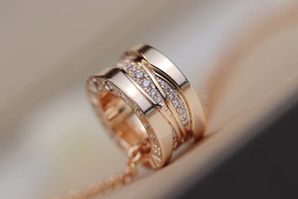 ZERO 1 PINK GOLD DIAMOND NECKLACE