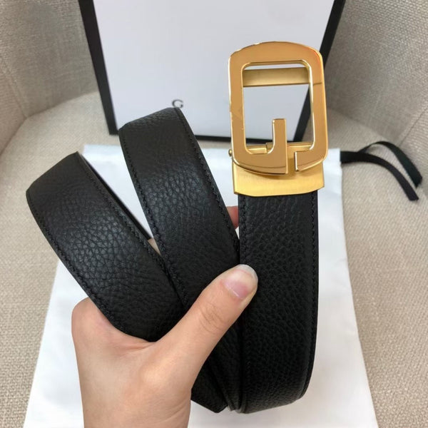 GC CINTURA 35MM FIBBIA IN ACCIAIO PELLE RUGOSITA