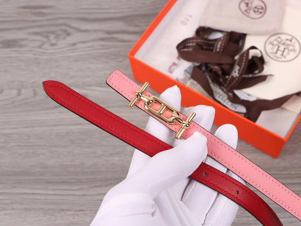 CINTURA H FIBBIA ORO IMPORTATA DALL'ITALIA PELLE 13MM