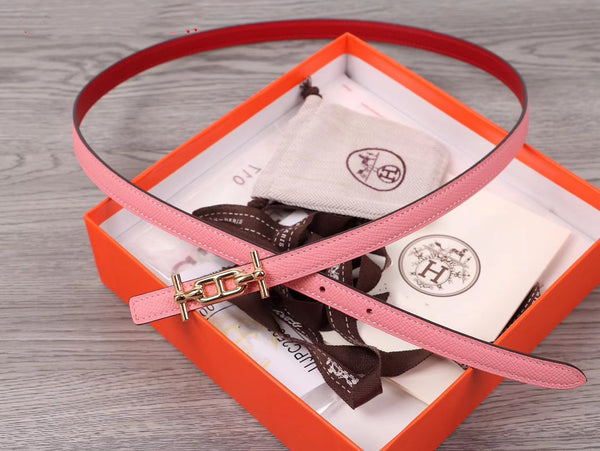 CINTURA H FIBBIA ORO IMPORTATA DALL'ITALIA PELLE 13MM