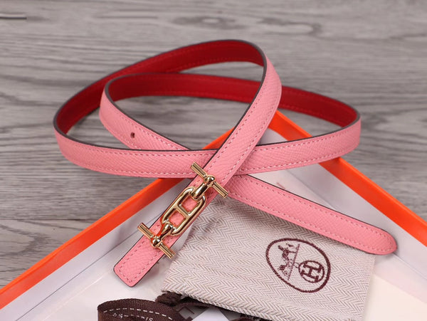 CINTURA H FIBBIA ORO IMPORTATA DALL'ITALIA PELLE 13MM