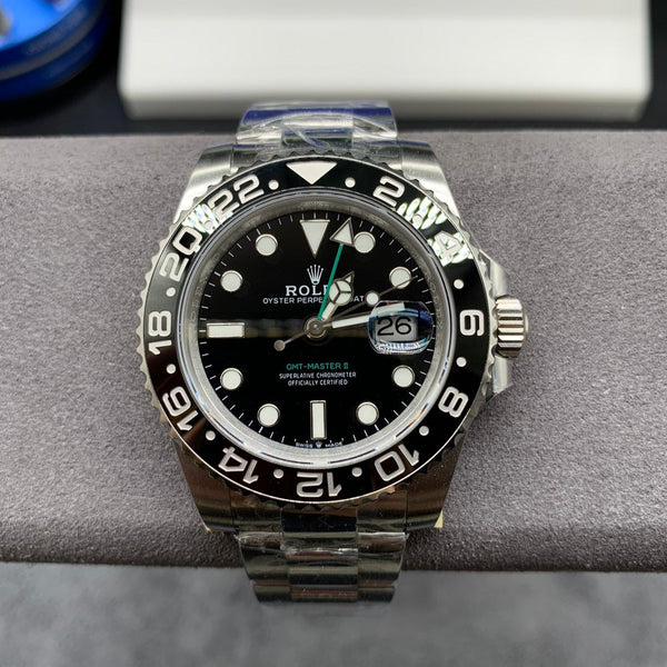 GMT-MASTER II CUSTOM BLACK BEZEL BLACK DIAL