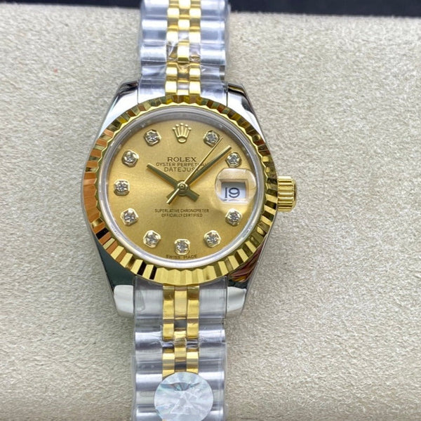 DATEJUST 28 ACCIAIO BICOLORE ORO