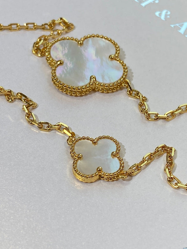 COLLANA CLOVER ONICE MOP 16 ORO MODELLO 130CM