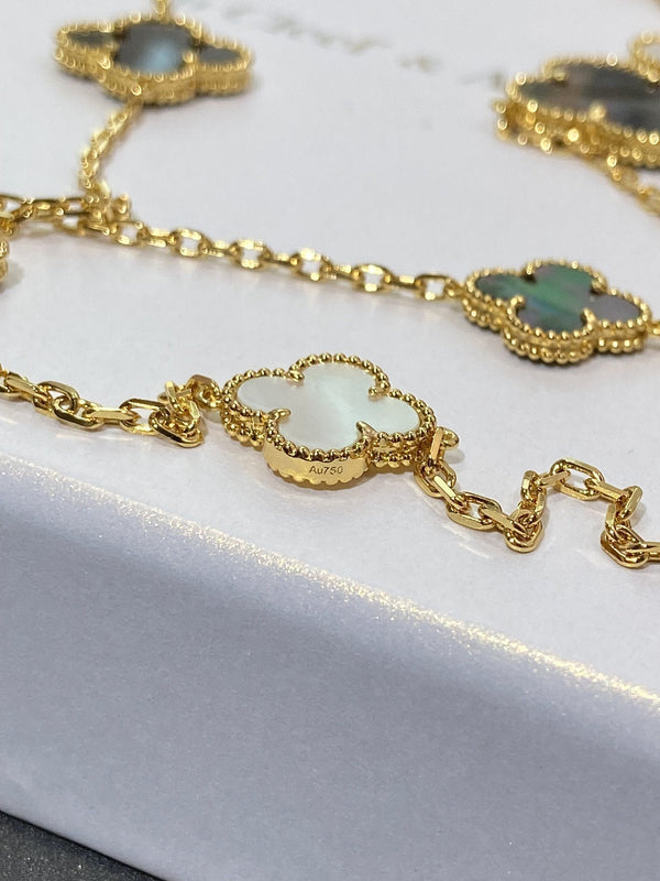 COLLANA CLOVER ONICE MOP 16 ORO MODELLO 130CM