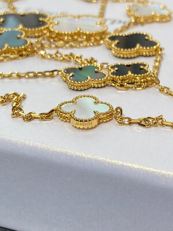 COLLANA CLOVER ONICE MOP 16 ORO MODELLO 130CM